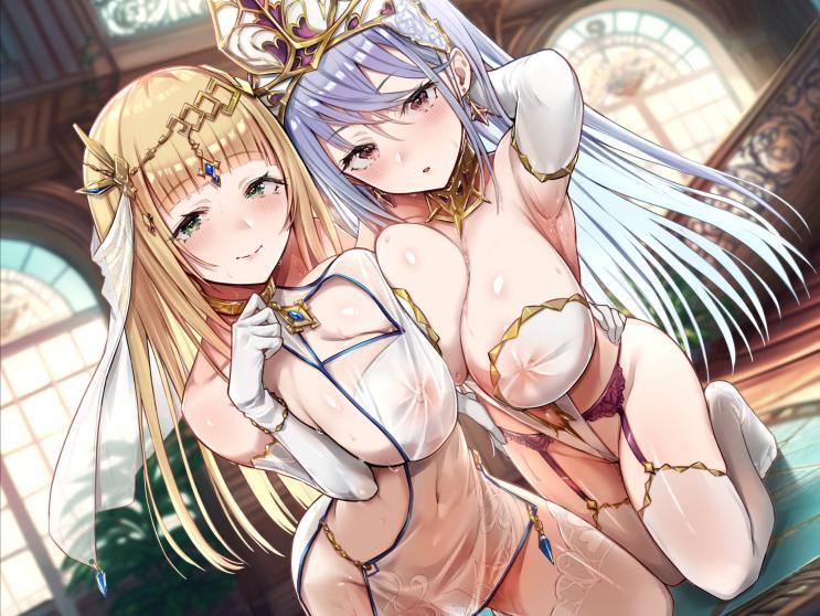 [RJ01037130][スタジオりふれぼ]気高い低音聖女と事務的クールな女神官は求婚ラブラブ中出しエッチを望む ～挿入したら100%惚れさせる魔法のち●ぽ～