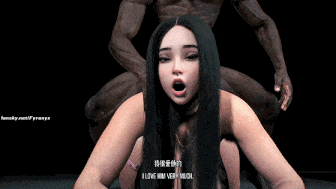 【3D动画】[VAM] Fyronyx 1月新作：丰腴爆乳人妻在黑色巨根的抽插下逐渐堕落 [中配/中字] -第3张图片-萌站