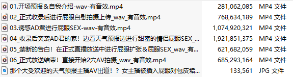【汉化音声】【六集合一全集】那个大受欢迎的天气预报主播AV出道！？女主播被插入屁眼对包皮垢臭鸡巴献媚发出哦吼声的直播放送~【简体中文版】-第5张图片-萌站