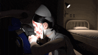 【3D动画】[真夜中のナース] ～肉欲に満ちた白隠の天使が恐怖と快楽で支配する異界での体験～-第3张图片-萌站
