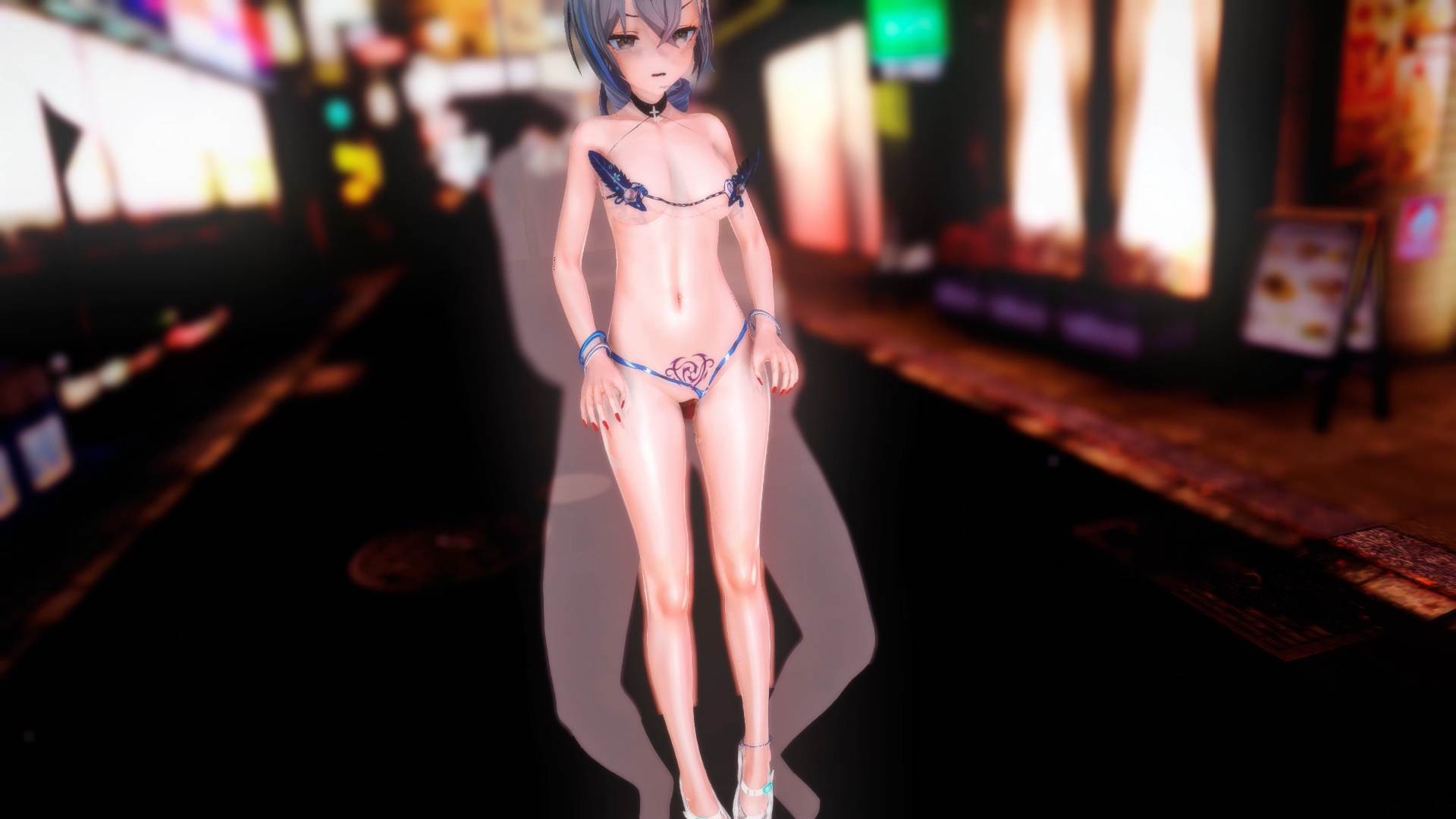 【SCRET】和银狼当街“约会”——455M