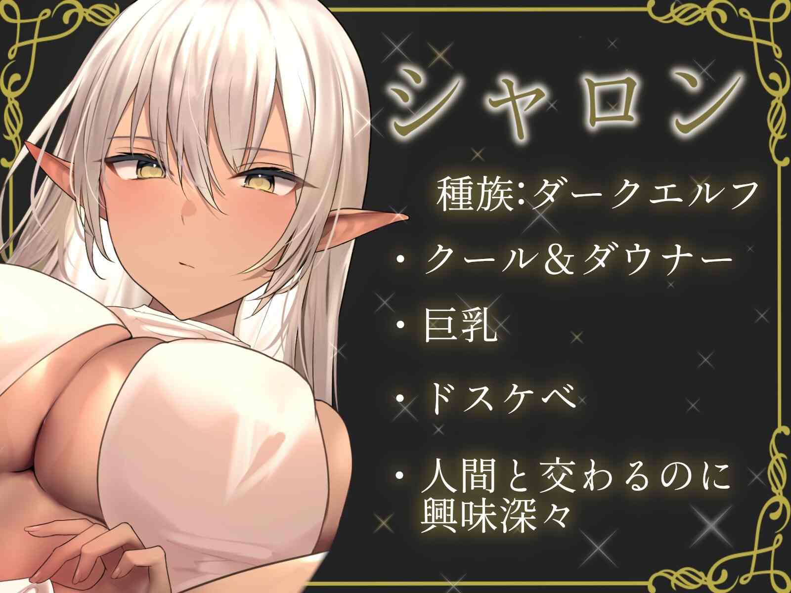 [RJ01008429][あくあぽけっと]クールなドスケベダークエルフと下品な事務的性処理生活-第2张图片-萌站