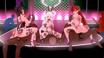 【MMD/tom大力/纯啪】碧蓝航线NTR 实习指挥官与不贞骚婊媚黑女友+娼姬淫舰QOS-第4张图片-萌站