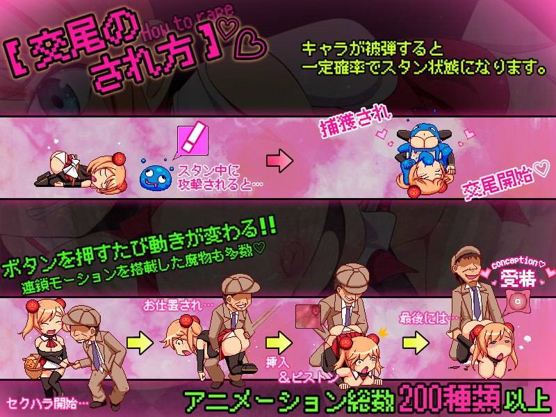 【PC端】早熟or完熟！卡博奇王国的跤尾姬骑士！【母女双版本】【ACT/全动态】【无汉化】-第2张图片-萌站