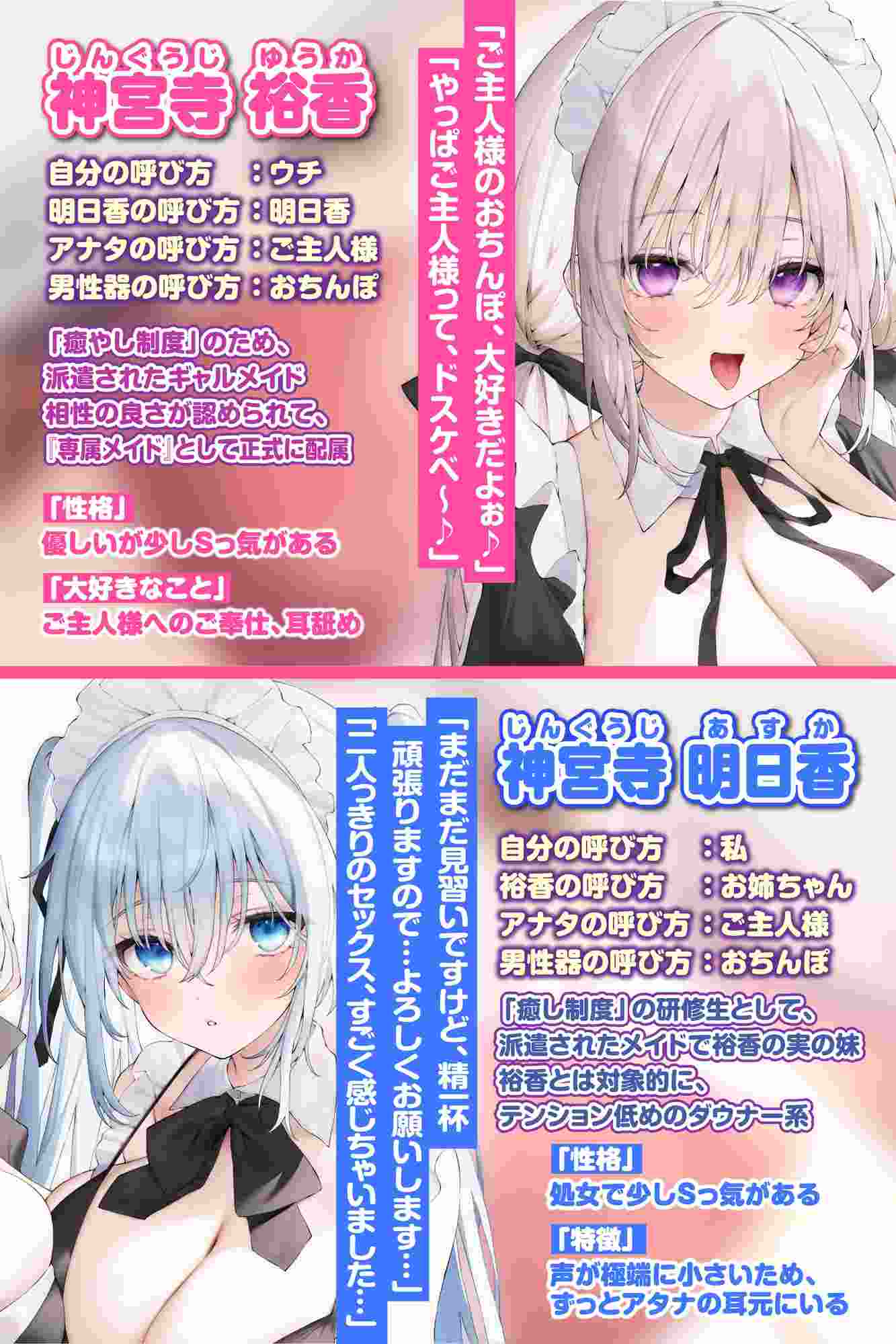 癒やしのどこでも耳舐めメイド&吐息メイド ～両耳がとろける超密着な舌使いとささやき吐息アクメ～【りふれぼプレミアムシリーズ】