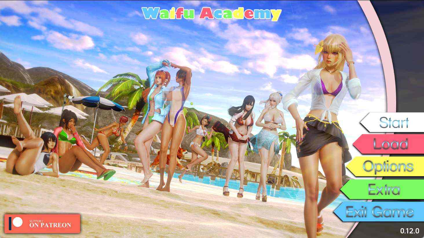 [SLG汉化] 二次元老婆学院Waifu Academy V0.12.5 PC [百度]