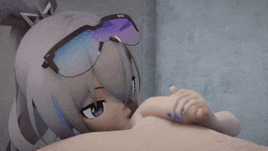 [3D动画] SilverWolf 1 Full 小小身躯竟能包裹大肉棒-第3张图片-萌站