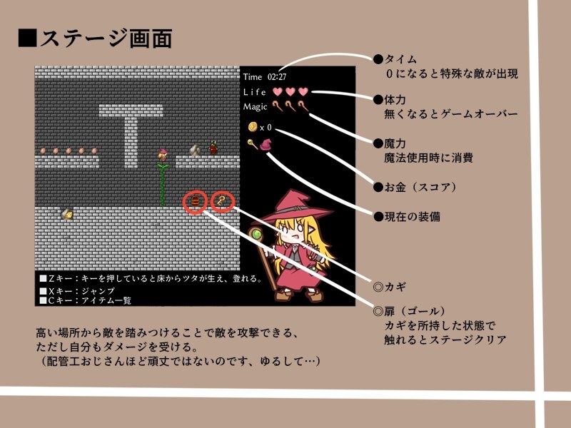 新作[日式动作ACT/异种X] 魔法师桃子与财宝的迷宫 魔法使いマイモと財宝の迷宮 生肉版 [100M]-第3张图片-萌站