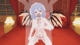 【萝莉 白丝 口交 吞精 骑乘 后入 爆操 爆射 中出】新作-[COM3D2]レミの淫乱夜伽-蕾米莉亚·斯卡蕾特-第10张图片-萌站