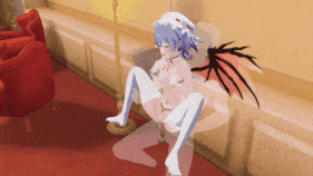 【萝莉 白丝 口交 吞精 骑乘 后入 爆操 爆射 中出】新作-[COM3D2]レミの淫乱夜伽-蕾米莉亚·斯卡蕾特-第11张图片-萌站