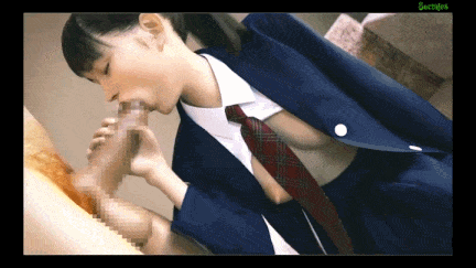 【动画/口交/中出/后入/爆肏】女子高校生下海无尽性爱