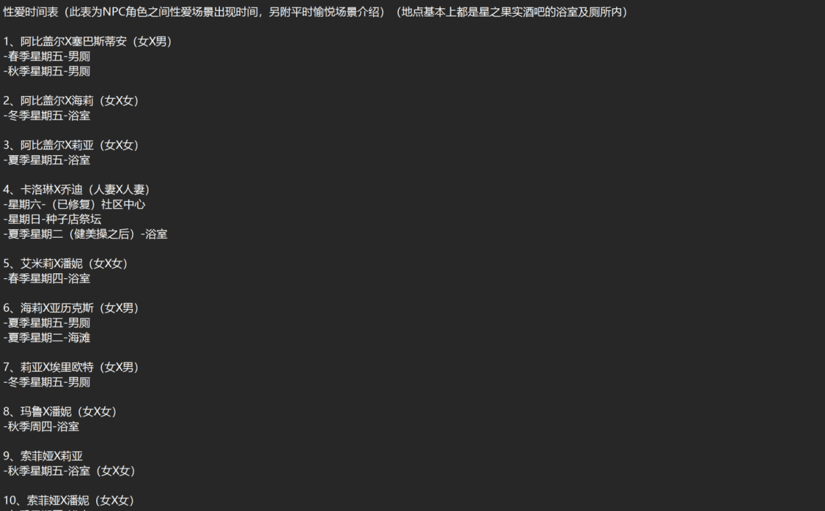 【RPG/PC/高自由度RPG/中文/6.6G】星露谷物语绅士版 Ver1.6.15 色色MOD整合邪恶魔改版[大量绅士内容/200+MOD/完整实验室/美化包]