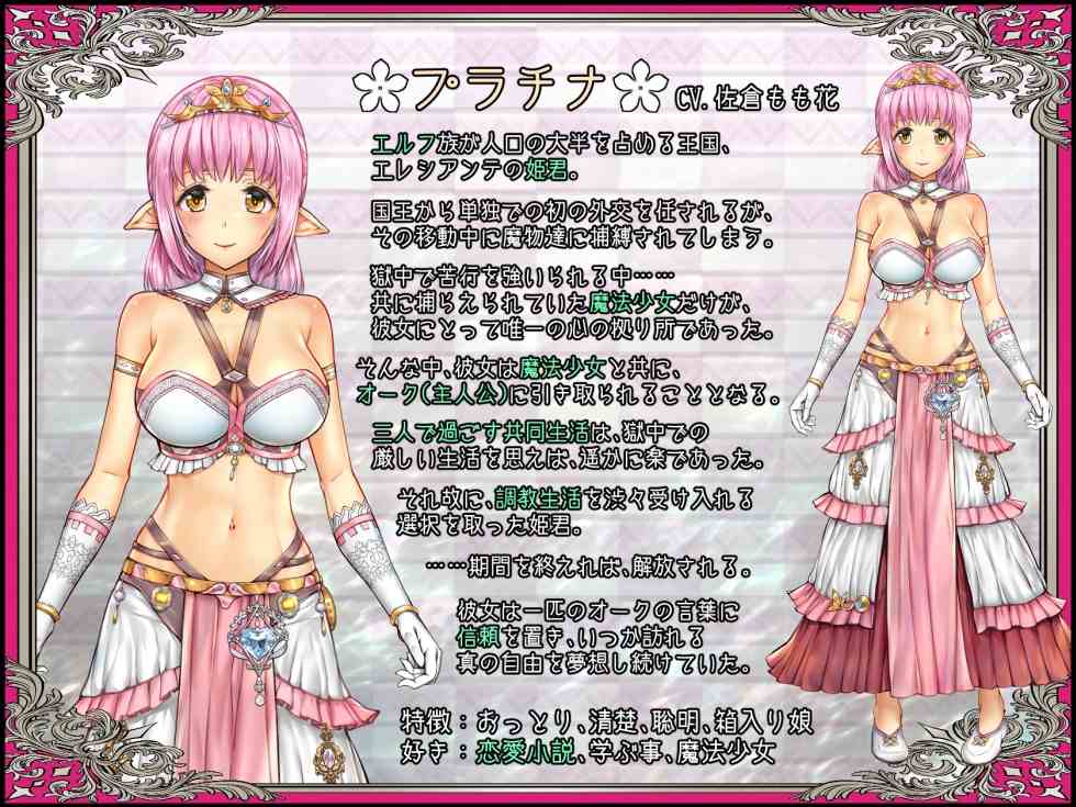 新汉化[日式SLG/动态] 少女异种间狱～魔法少女&精灵公主、与兽人一起度过的异世界性生活～ 少女異種間獄 ～魔法少女&エルフ姫、オークと過ごす異世界性活～ AI汉化版+全CG存档 [3.60G]-第2张图片-萌站