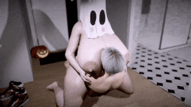 【3D动画】Ryanpos大佬：2P+伊芙+2B 极品巨乳劲爆身材女鬼强制榨精-第5张图片-萌站