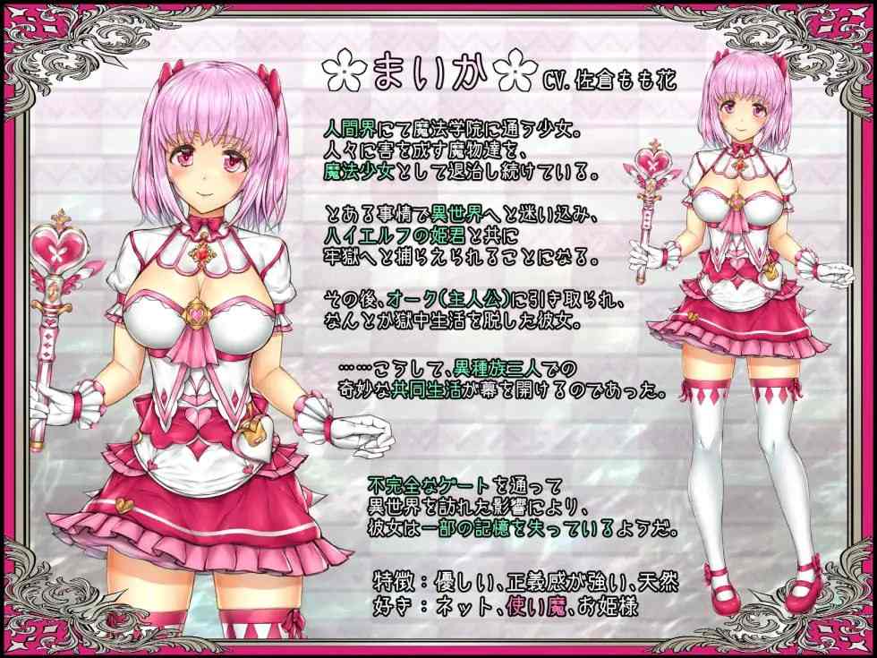 少女異種間獄 ～魔法少女&エルフ姫、オークと過ごす異世界性活～ AI汉化版【2024年12月19日 发售】-第4张图片-萌站