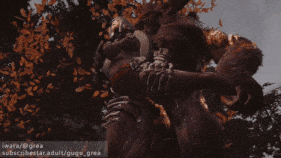 【巨乳 黑丝 足交 骑乘 后入 爆操 爆射 喷潮 中出】新作-skyrim】怪 物 猎 人 金狮子 Furious Rajang-第13张图片-萌站