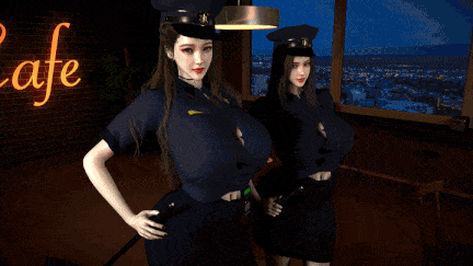 【动画/爆操/中出/乘骑/口交/群啪】女警姐妹花
