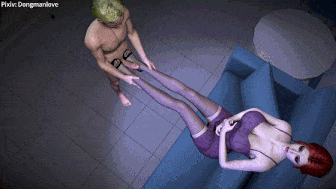 【3D动画】[VAM] Dongmanlove：雅菲 黄毛小弟在大哥病床前侵犯凌辱黑丝长腿嫂子 [中字] -第3张图片-萌站