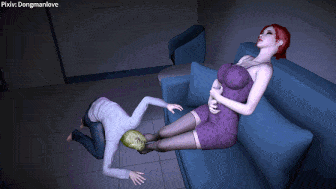 【3D动画】[VAM] Dongmanlove：雅菲 黄毛小弟在大哥病床前侵犯凌辱黑丝长腿嫂子 [中字] -第4张图片-萌站