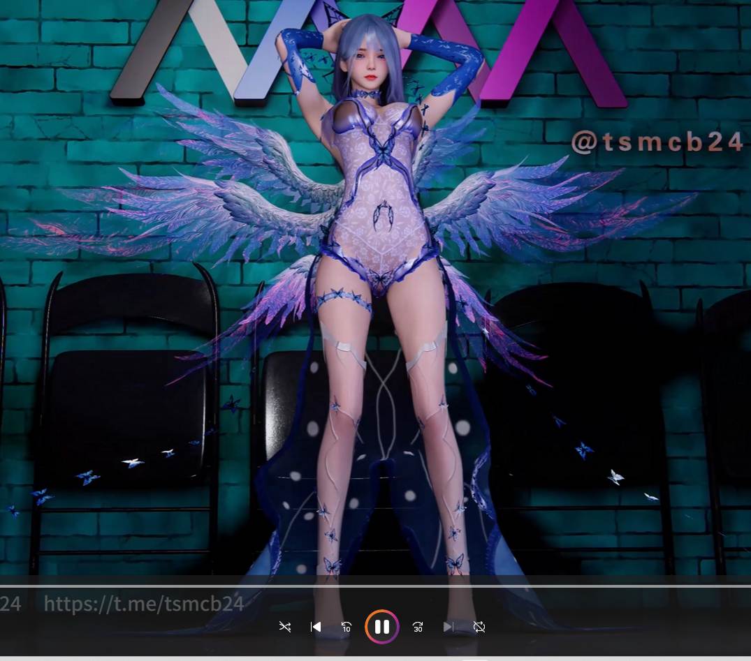蓝蝶  喽嘎摇 4K-第3张图片-萌站