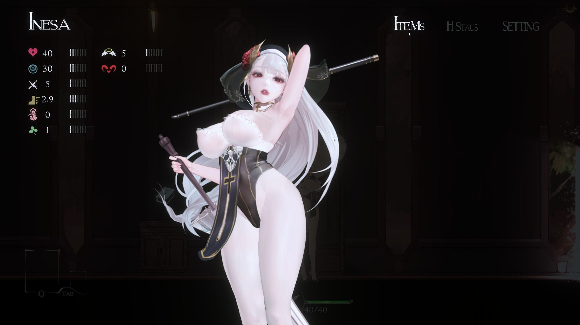 【究极ACT/中文/全动态】神作预定：棘罪修女-伊妮莎 V0.7.1 官方中文版【2月更新/白丝高跟/4.3G】-第4张图片-萌站