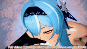 【巨乳 黑丝 口交 吞精 骑乘 后入 小马拉大车 肛交 爆操 爆射 中出】新作-GenshinImpact Eula💕大车尤菈-NO.9(SEX版)-第3张图片-萌站