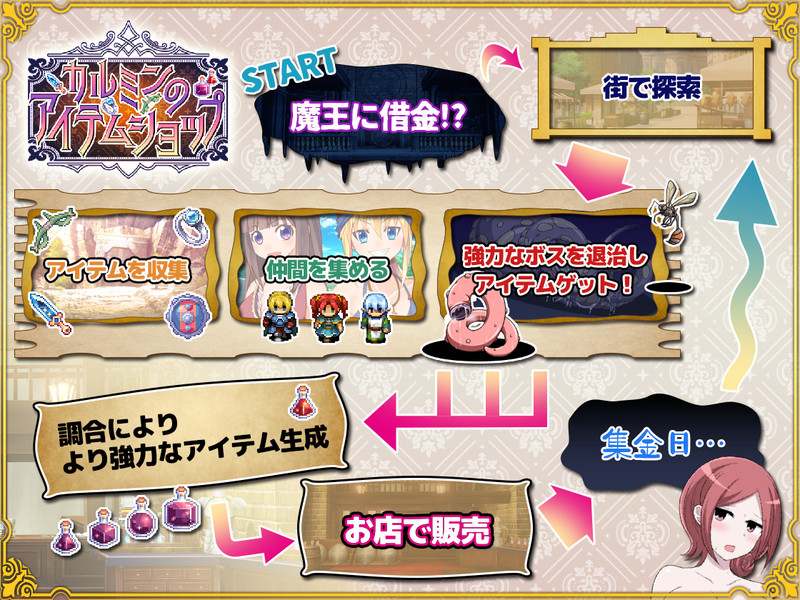 [日式RPG/模拟经营] 卡尔敏的魔法商店 DL官方版