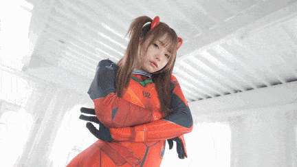 【cos/新世纪福音战士/明日香/凌/中出/口交/乘骑/爆操】cos 新世纪福音战士 凌 明日香 Revolution コスかわいいが…止まらない。 松本いちか-第3张图片-萌站