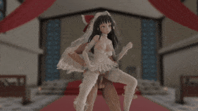 【萝莉 白丝 骑乘 后入 舞啪 爆操 中出】新作-2-27ぐらいまで【極楽浄土 SEX Dance】すぐアヘ顔になっちゃうウエディングドレスを着た花嫁霊夢(Reimu)さんのSEX Dance