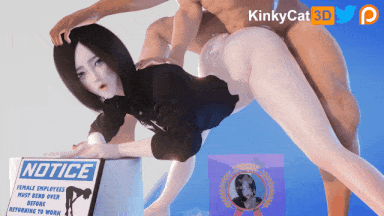 【3D动画】KinkyCat3D大佬作品合集：英雄联盟 原神 阿卡丽+D.Va+伊芙琳+阿狸+黑百合+甘雨-第2张图片-萌站