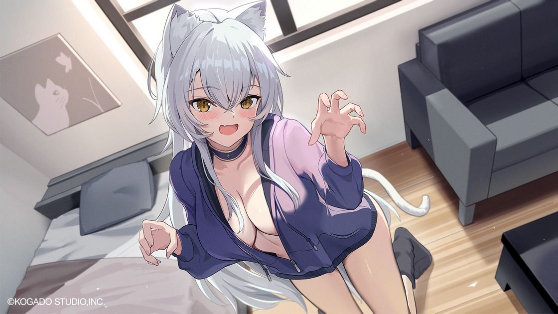 RJ01257403【CV.飯田ヒカル】猫耳少女は甘えん坊【耳かき・耳ふー・添い寝】