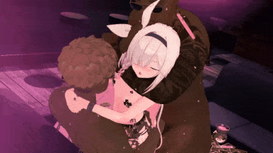 【MMD/法國原神糕手/纯啪】2.28日更新：蔚蓝档案NTR 直播强制受孕黑丝普拉娜