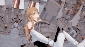 【巨乳 白丝 骑乘 后入 爆操 爆射 喷潮 中出】新作-亚丝娜 Asuna ~#7 training short ~