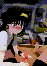 【MMD/Aung15/纯啪】少女前线：Qbu88的晨勃处理 正常+透视整合版