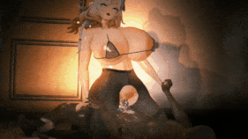 【巨乳 黑丝 兔女郎 乳交 骑乘 后入 爆操 爆射 喷潮 中出】新作-genshin impact-here we go again原神淫啪
