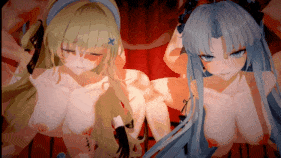 【巨乳 黑丝 白丝 口交 乳交 喷射 骑乘 后入 爆操 中出】新作-【KKVMD Wuthering Waves】Cherry Colored Love SEX版菲比+珂莱塔