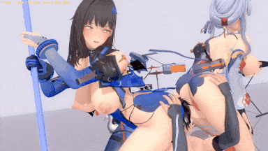 【MMD/AsaiBsai/纯啪】3月8日新作：尘白禁区 和辰星老婆~肴老婆洞房花烛夜双飞-第2张图片-萌站