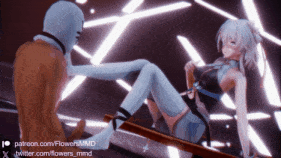 【巨乳 白丝 口交 手交 舔穴 骑乘 后入 后入 爆操 爆射 中出】新作-(Genshin Impact & Honkai StarRail) Fischl and March - Thumbs Up - Dance and Segg-第16张图片-萌站