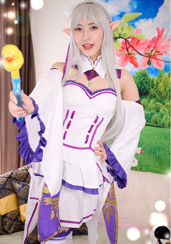 【VR】森沢かなちゃんと異世界エルフでコスプレ撮影会VR体験！えっちえちむちむちのめちゃエロ美白銀髪エルフと何度でも抜き戻りしちゃう濃密最高生ハメ中出しSEX！！爱蜜莉亚-第4张图片-萌站