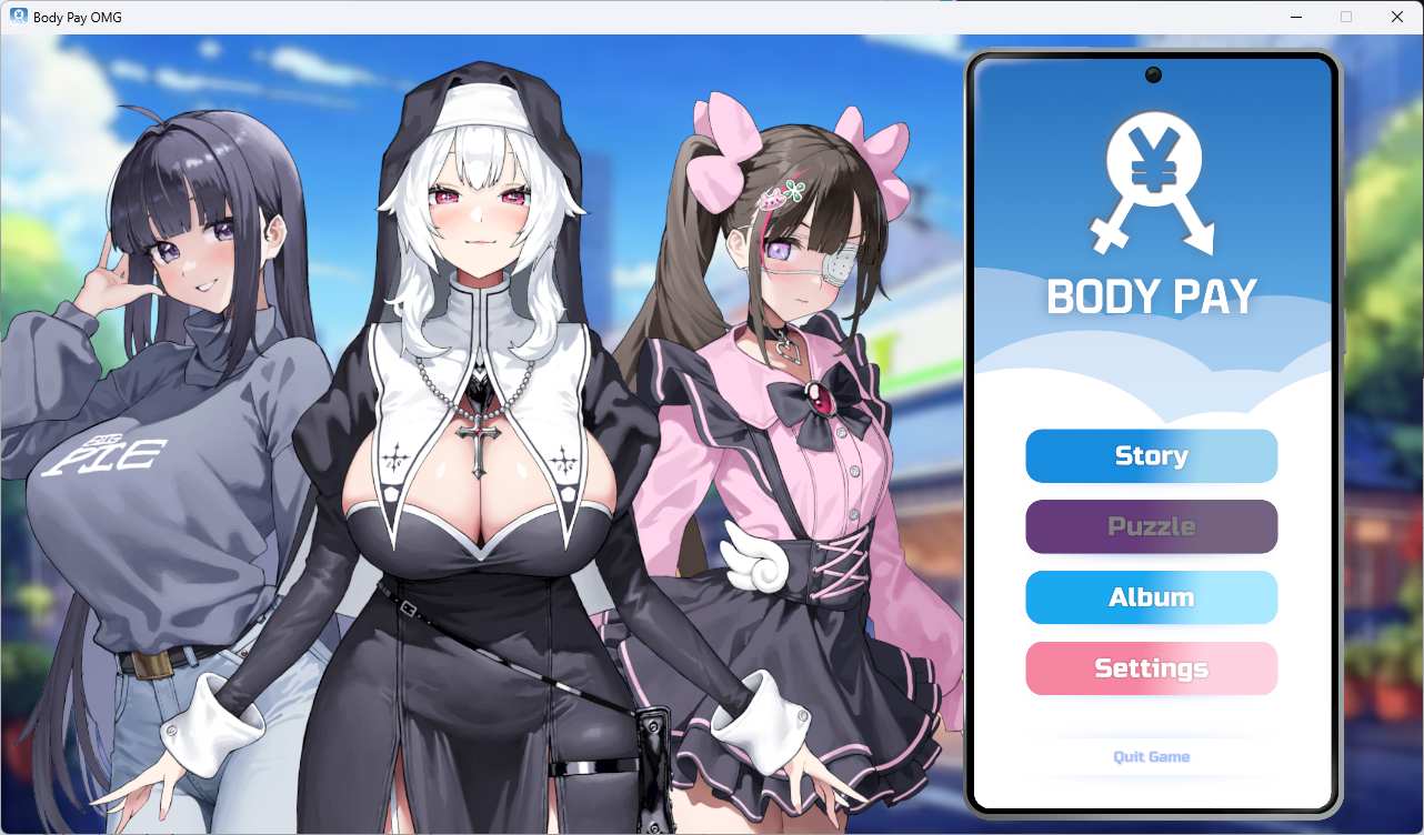 [互动SLG中文动态]Body Pay《我的天啊！一个胸部丰满的女人正在主动引诱我！》官方中文步兵版+存档
