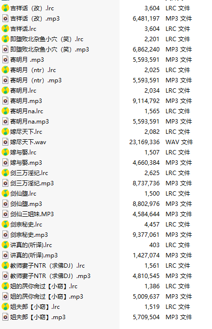 【淫词艳曲/15部合一】【MP3版】【中文】2025031302