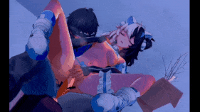 【巨乳 黑丝 口交 吞精 骑乘 后入 爆操 爆射 喷潮 中出】新作-[尘白禁区][sex only][AI配音]伊切尔和苔丝，耶洛沙二人组交流经验！-第12张图片-萌站