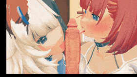 【巨乳 黑丝 口交 吞精 骑乘 后入 爆操 爆射 喷潮 中出】新作-[尘白禁区][sex only][AI配音]伊切尔和苔丝，耶洛沙二人组交流经验！-第16张图片-萌站