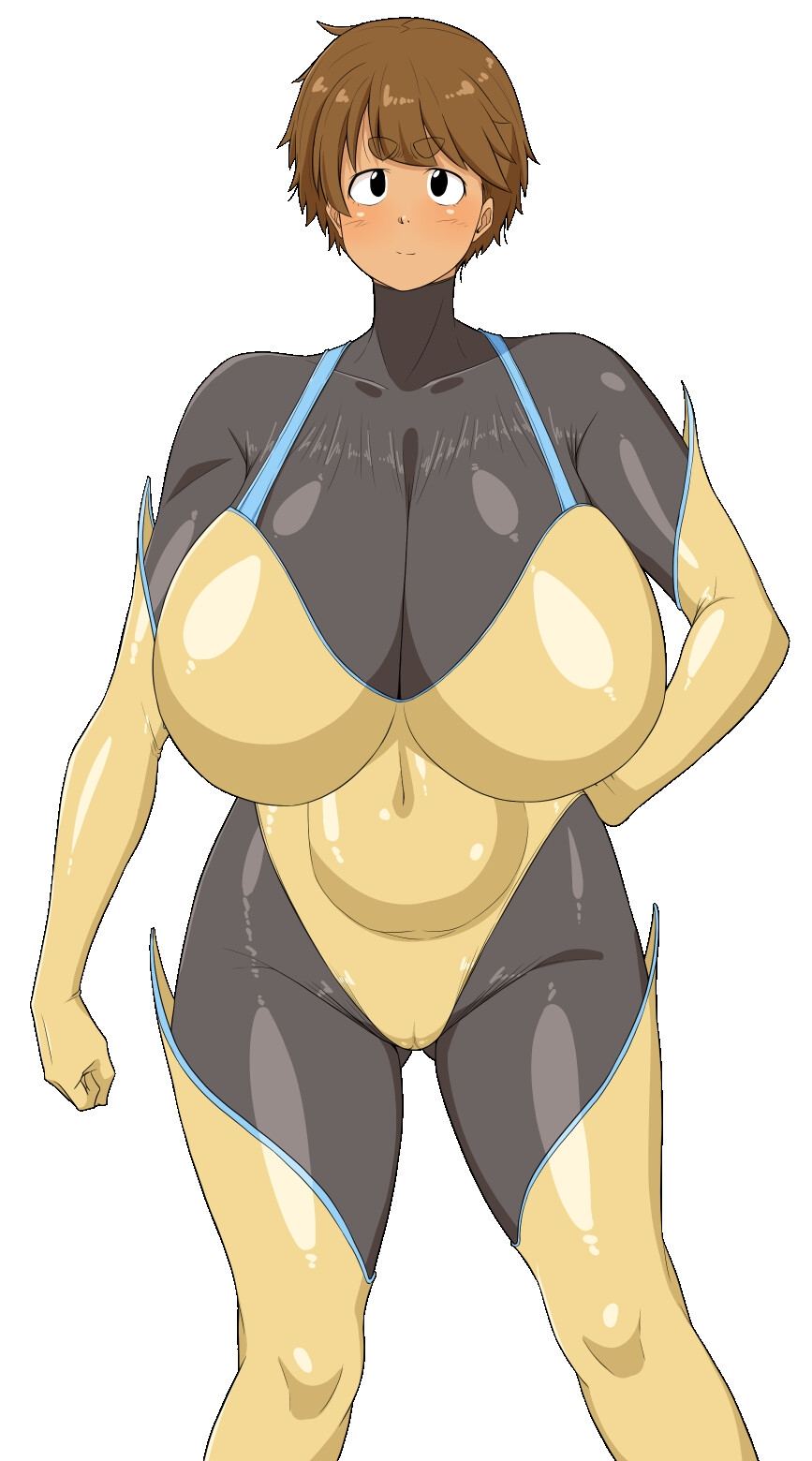 【RPG/PC/紧身衣/女战士/异种X/扶她/爆乳】 爆乳魔戦士マコト&ハルカ エロ固有空間を打開せよ!