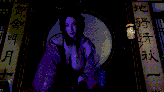 【3D动画】[fgg99]倩女幽魂萍萍-红衣女鬼待奉 红丝御姐上位骑乘榨精中出 -第5张图片-萌站