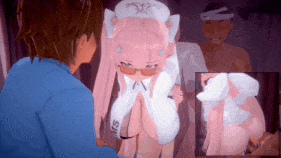 【巨乳 白丝 制服 口交 乳交 吸乳 揉乳 骑乘 后入 爆操 爆射 喷潮 中出】新作-英仙座のntr寝取医疗③（azur lane Perseus）-第11张图片-萌站