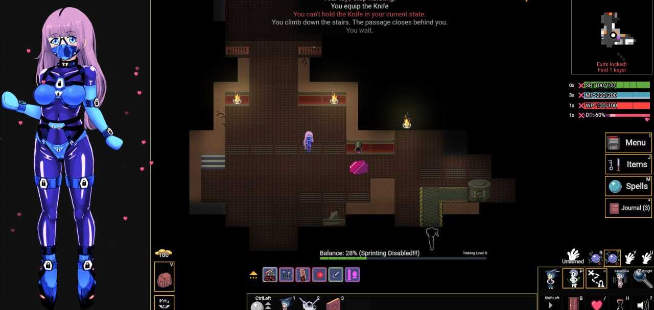 【RPG中文2D步兵】PC变态的地牢Kinky Dungeon Ver5.4.51 官方中文步兵版【400M】-第2张图片-萌站 【RPG中文2D步兵】PC变态的地牢Kinky Dungeon Ver5.4.51 官方中文步兵版【400M】-第2张图片-萌站