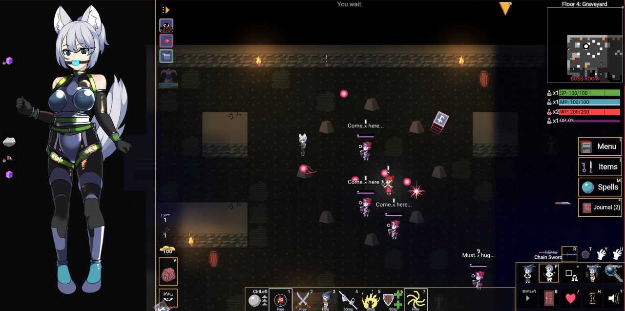 【RPG中文2D步兵】PC变态的地牢Kinky Dungeon Ver5.4.51 官方中文步兵版【400M】-第3张图片-萌站 【RPG中文2D步兵】PC变态的地牢Kinky Dungeon Ver5.4.51 官方中文步兵版【400M】-第3张图片-萌站