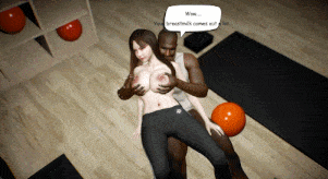 【3D动画】[HolyCcCc] 性感人妻被黑人教练侵犯中出-第2张图片-萌站