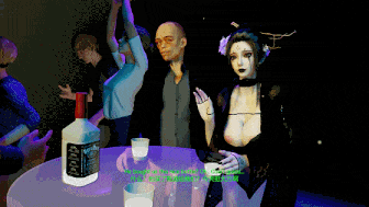 【3D动画】[VAM] 牛头人爱好者：黑悟空四妹酒吧NTR 性感黑丝女友在男友面前被侵犯中出-第6张图片-萌站